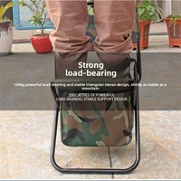 Chaise pliante de camping Yangguang en fer léger camouflage, nouvelle arrivée, avec sac de rangement et dossier, idéale pour les étudiants en art