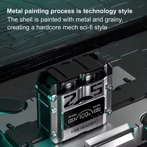 Auriculares CHXDEV M5 TWS inalámbricos con indicador de batería LED, auriculares internos con cancelación de ruido para juegos, ordenador y teléfono móvil - Product Image 5