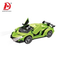 HUADA Coche de Carreras RC 1/18 de 5 Canales con Puertas Abatibles, Coche Deportivo de Control Remoto de Alta Velocidad, Juguete de Vehículo por Radio para Niños