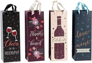 Bolsas de Vino de Lujo Personalizadas con Asas Troqueladas, Cartulina Reciclable de Alta Calidad, Impresión a Todo Color para Bodegas y Hoteles - Product Image 4