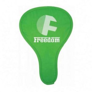 Polyester Foldable Hand Fan <b>Folding</b> Pocket Fan With Customized Logo - Product Image 5