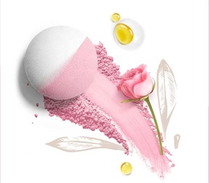 Bombes de bain aromathérapeutiques transfrontalières 100g, huile essentielle, parfum lait de rose, ingrédients 100% naturels, hydratant, rondes et lavables - Product Image 2