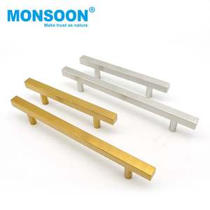 Nouvelle conception de poignées en acier inoxydable en forme de T pour portes intérieures et tiroirs, pour armoires, placards, commodes, armoires de cuisine - Product Image 2