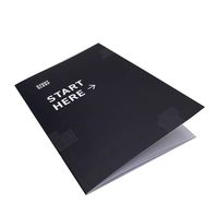 Papier d'art pliable certifié de haute qualité personnalisé Instruction de produit Manuel d'utilisation personnalisé Brochure d'impression