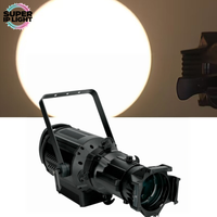 Projecteur LED profilé 300W COB CRI≥95 DMX RDM avec boîtier en aluminium et ventilateur intégré pour théâtre, studio, événement, spectacle