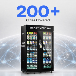 Distributeur automatique commercial intelligent XMAI certifié CE avec Google <span class=keywords><strong>Pay</strong></span> et antivol pour boissons de hall d'hôtel 4G 425L - Product Image 2