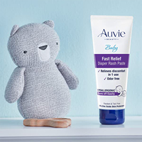Crème Apaisante Bio Végane Anti-Érythème Fessier pour Bébé à Marque Blanche avec 40% d'Oxyde de Zinc Protection de la Barrière Cutanée 99g 3.5oz
