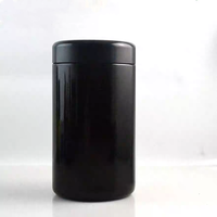 Frasco de Vidrio Violeta Oscuro Natural de 100/250/500/1000 ml, a Prueba de Olores, para Suplementos, Alimentos, Gomitas y Flores Secas, con Tapa de Baquelita