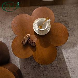 Yan Yujia Coffee <b>Table</b> Wood <b>Storage</b> <b>Small</b> Living Room Side <b>Table</b> - Product Image 3
