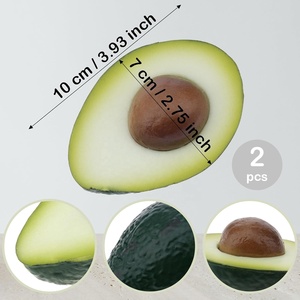 Wholesale Carefully Selected Simulated Avocado Half <strong>Model</strong> Photography Ornaments Decorative Props Artificial Fruit <strong>Model</strong> <strong>Foam</strong> - Product Image 2