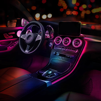 Accessoires intérieurs de voiture d'usine, éclairage ambiant, éclairage d'atmosphère, 12/64 couleurs pour Mercedes-Benz Classe C W205 GLC X253