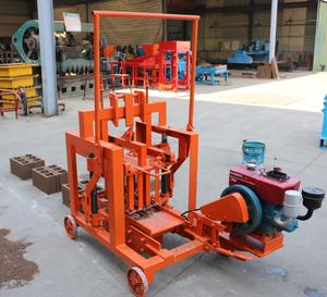 เครื่องบล็อกคอนกรีตกลวงซีเมนต์เครื่องยนต์ดีเซลมือถือขนาดเล็ก - Product Image 1