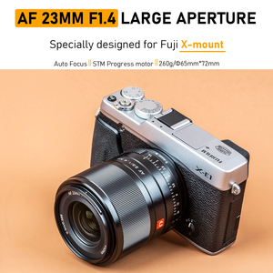 Viltrox 23mm F1.4 AF Auto Focus Lente de retrato de gran apertura Lentes gran angular para Fujifilm <span class=keywords><strong>Fuji</strong></span> X Mount Lente de cámara digital <span class=keywords><strong>XT4</strong></span> - Product Image 6