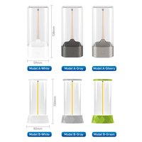 Lampe de bureau LED magnétique multifonctionnelle rechargeable avec lumière d'ambiance créative et abat-jour blanc pour décoration de chambre, idée cadeau pour bar