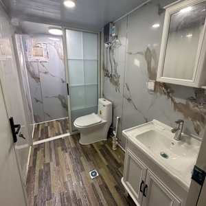 บ้านสำเร็จรูปขนาดเล็ก 15 ฟุต ราคาประหยัด พับเก็บได้ เคลื่อนย้ายสะดวก ใช้เป็นออฟฟิศ บ้านพักอาศัย หรือโรงแรม แบบโมดูลคอนเทนเนอร์ที่สามารถขยายได้ - Product Image 4