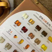 ZRKGEL TPO Sans HEMA Qualité Professionnelle Haut de Gamme Qualité Supérieure 24 Couleurs Café Marron Vernis à Ongles Gel Fournitures d'Usine