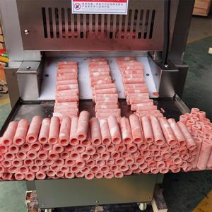 Thép không gỉ đông lạnh thịt Slicer Máy sử dụng thịt bò Lamb cuộn thịt xông khói cắt thịt cừu nhà sử dụng động cơ lõi cho thịt cắt slicing - Product Image 5