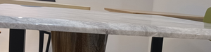 Commercial <b>Round</b> Metal Wood Base <b>Dining</b> <b>Table</b> <b>Set</b> <b>for</b> Restaurant Hotel - <b>4</b>-Seater Modern Restaurant Furniture 3-Year Warranty Wh - Product Image 2