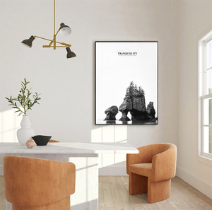 Affiche de luxe moderne, peinture à l'huile de paysage moderne, <span class=keywords><strong>cadre</strong></span> de décoration de maison de salon - Product Image 2