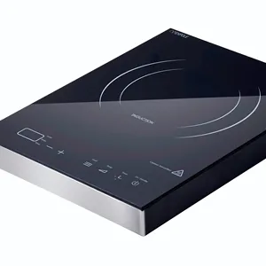 Panela de indução para cozinha, placa de indução preta para cozinha gs/ce/emc/lvd/etl/1400w