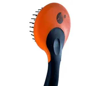 Classical Horse Mane And Tail Brush With Nylon Pins And Soft Grip Essential Equipment For Horse Grooming Care