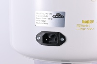 Mini-cuiseur à riz électrique automatique en plastique avec cuve intérieure antiadhésive en alliage d'aluminium, design portable pour usage en cuisine d'hôtel et en usine