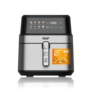 Freidora de Aire Eléctrica de 1800W, 6L de Gran Capacidad, Control Táctil, Circulación de Aire Caliente de 360 Grados para una Cocina Saludable Diaria - Product Image 2