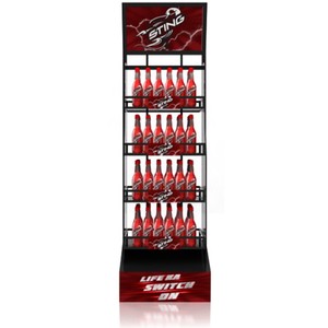 Estante para botellas de refrescos de Coca Cola, expositor de bebidas, expositor de bebidas - Product Image 5