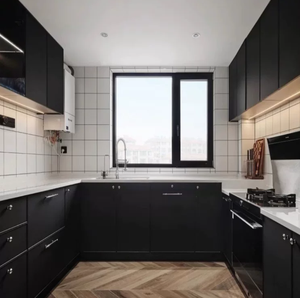 Meubles de cuisine intelligents de haute technologie, ensembles modulaires de meubles de cuisine modernes sur mesure <span class=keywords><strong>avec</strong></span> plan de travail en pierre frittée - Product Image 3