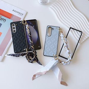 Capa de Telefone de Couro de Alta Qualidade com Cordão e Pulseira Compatível com Samsung Galaxy Z Fold 6, vivo XFold, Xiaomi Fold 2 e 3 - Product Image 5