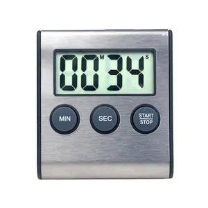 Timer da cucina di tendenza per schermo LCD con supporto magnetico per timer da cucina funzione impostazione facile da usare timer da cucina