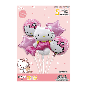 Ballons en aluminium KT mignons pour décoration d'<span class=keywords><strong>anniversaire</strong></span> sur le thème du chat, ballons d'<span class=keywords><strong>anniversaire</strong></span> pour animaux de compagnie, fournitures de fête amusantes sur le thème des animaux - Product Image 5