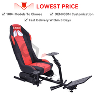 GY022 Simulateur de siège de course Sim diversifié et personnalisé OEM pour Wii,XBox,Xbox 360,Logitech G25,G27,G29