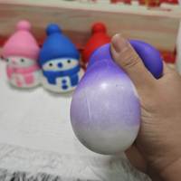 Nouveau jouet anti-stress Squishy Père Noël en forme de bonbon, en matériau TPR à rebond lent, décoration de bureau, boîte mystère