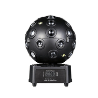 Nouvelle boule magique rotative 150W 2026, 33x3W monocolore + 6x5W blanc/doré, LED stroboscopique pour DJ, bar, KTV, boîte de nuit, éclairage de scène disco