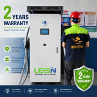 LEISN Nouvelle station de recharge rapide DC pour voitures électriques 60 kW 90 kW 120 kW avec Ethernet/4G/Wi-Fi, chargeur de voiture électrique DC, station de recharge EV IP55