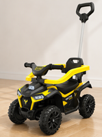 Quad électrique pour enfants avec poignée de poussée, batterie 6V, pour le plaisir en plein air