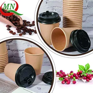 Disposable Kraft Custom Coffee Paper Cups Can Be Used For Coffee Cup Paper Cups Wholesale