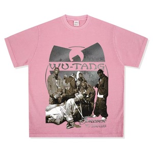 T-shirts d'été luxueux pour hommes 100% coton 250g, coupe ample, col épais, motif tricoté uni - Product Image 2