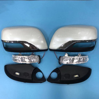 Cover Cermin LED Cover Spion Samping Untuk LAND CRUISER 200 Cover Cermin LED Dengan Basis 2008-2015 Upgrade ke 2016--2019 FJ200 LC200