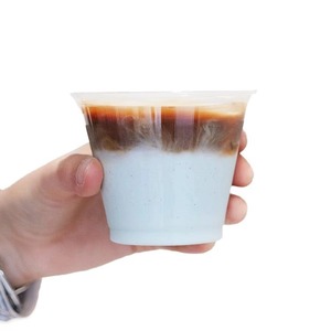 Gobelet jetable en plastique PET Jin Xinhuan 92 mm, épaissi, haute transparence, pour desserts, personnalisable avec logo, pour thé au lait - Product Image 1