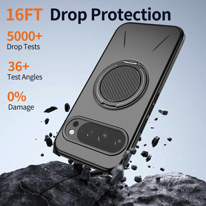 Funda Protectora para Teléfono con Diseño de Animales, Soporte Magnético Giratorio, Resistente a Caídas, TPU+PC, para Google Pixel 11 10 Pro/Pixel 9/Pixel 10A - Product Image 5