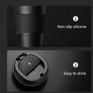 17 <span class=keywords><strong>Oz</strong></span> thép không gỉ chân không cách nhiệt tumbler-cà phê du lịch Mug tràn bằng chứng với nắp giữ nóng/đá cà phê, trà và bia - Product Image 3