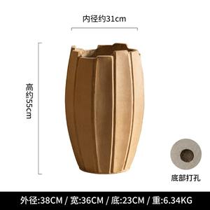 Maceta Grande de Lujo de Magnesio para Plantas, Decoración de Jardín y Patio en el Balcón - Product Image 6