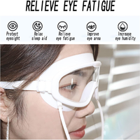 Masque d'inhalation d'hydrogène premium avec accessoires double œil et nez pour générateur d'hydrogène et d'oxygène – Soulage la sécheresse oculaire et la fatigue oculaire