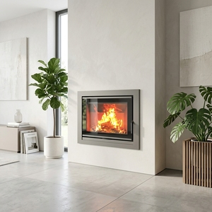 Estufa de <span class=keywords><strong>Leña</strong></span> de Alta Eficiencia Estilo Americano, Económica, de Pared, para Calefacción Interior - Product Image 3