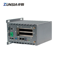 OEM Intel Core I3 i5 i7 6500U VGA/LVDS/EDP sin ventilador Industrial ordenador de control integrado X86 2 Lan DDR4 aluminio Mini Itx PC caso