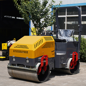 1 Ton 2 Ton 3 Ton 4 Ton küçük minyatür hidrolik <span class=keywords><strong>tandem</strong></span> çift davul titreşimli asfalt silindir Mini küçük yol silindiri yol silindiri - Product Image 3