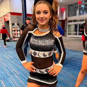 Toptan Özel Büyük Beden Taşlı Amigo Dans Kostümü Tasarla Kendi Kız Amigo Üniformalarınızı Dans İçin Tasarlayın - Product Image 3