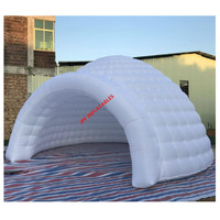 Nouvelle tente bulle transparente gonflable de style loisirs en forme d'hexagone / tente bulle transparente, maison igloo avec fenêtres